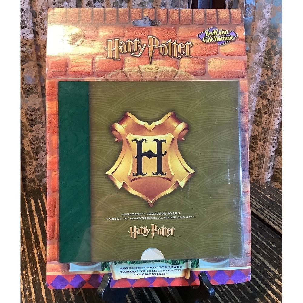 Harry Potter Reel Coinz Collector Board New